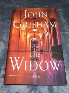 3/$10 John Grisham "The Widow" Hardcover - Orange & Pink Gradient Cover